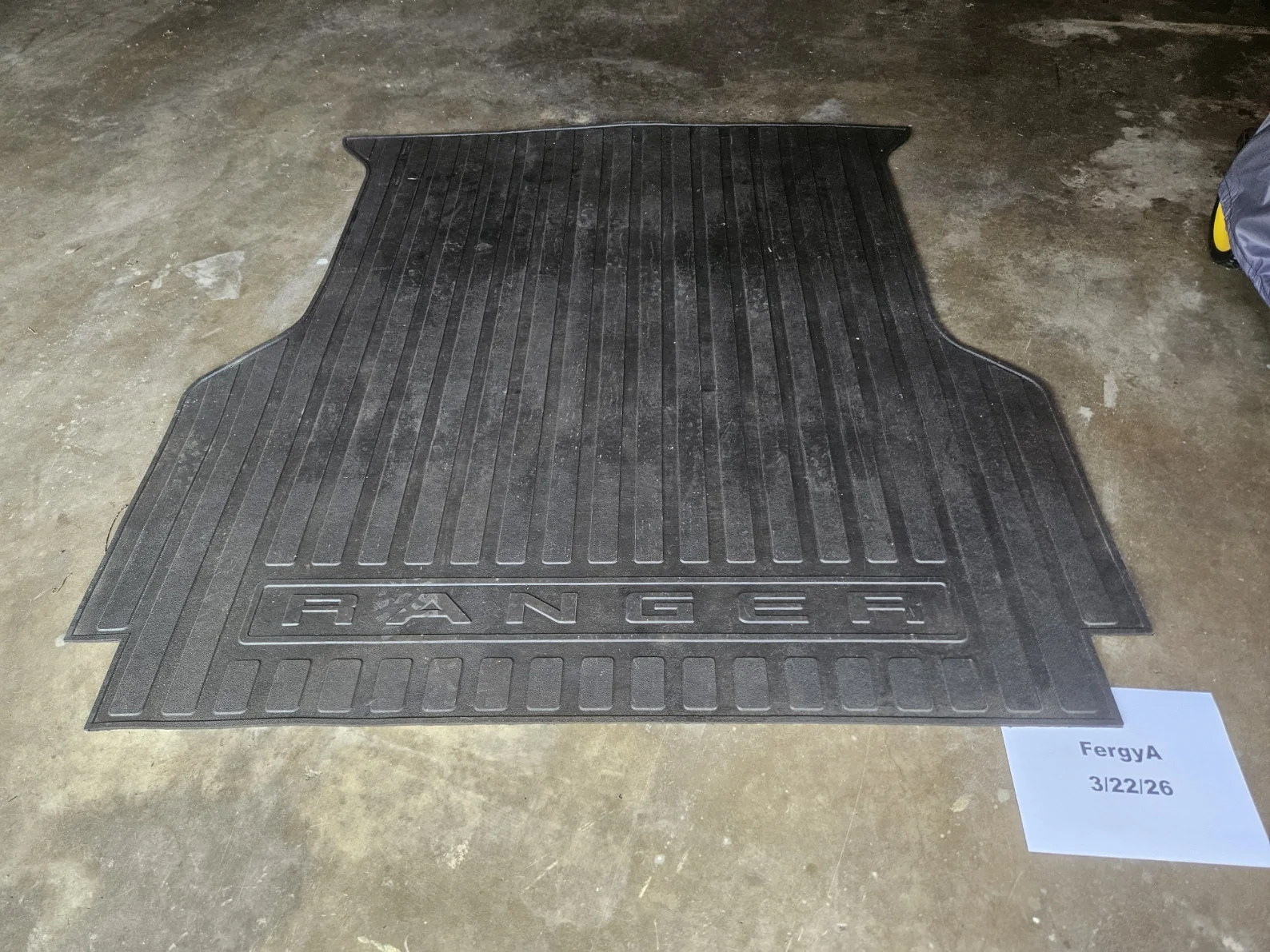 Ford Ranger OEM Ford Bed Mat - $70 obo - Pickup in Monrovia CA 20260322_123544