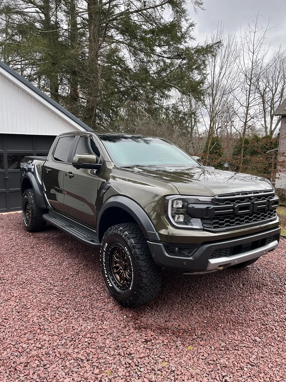 Ford Ranger New Wheel Day - 17x8.5 +25 offset Arena Hustle wheels in bronze IMG_1095