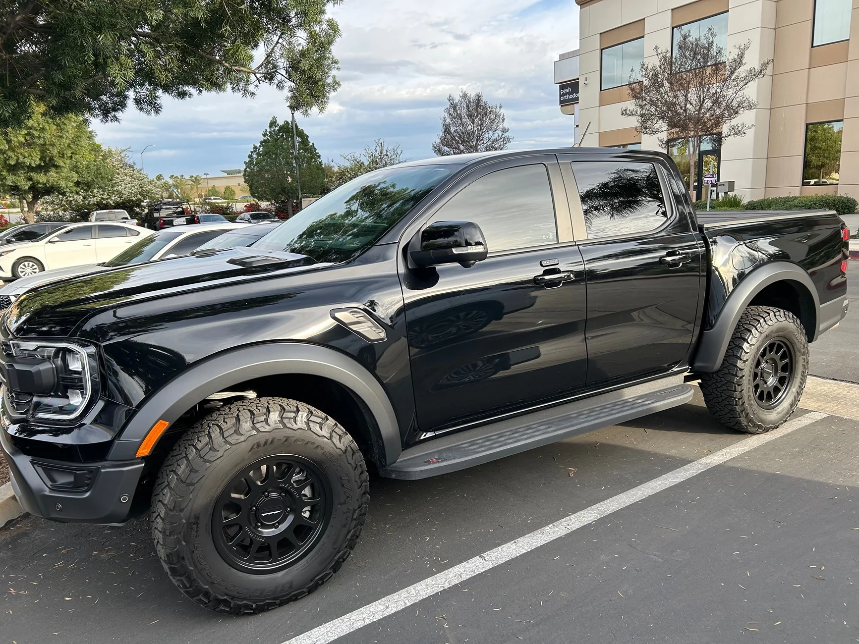 Ford Ranger Method 703 Wheels Installed (17x8.5" Matte Black) IMG_0208