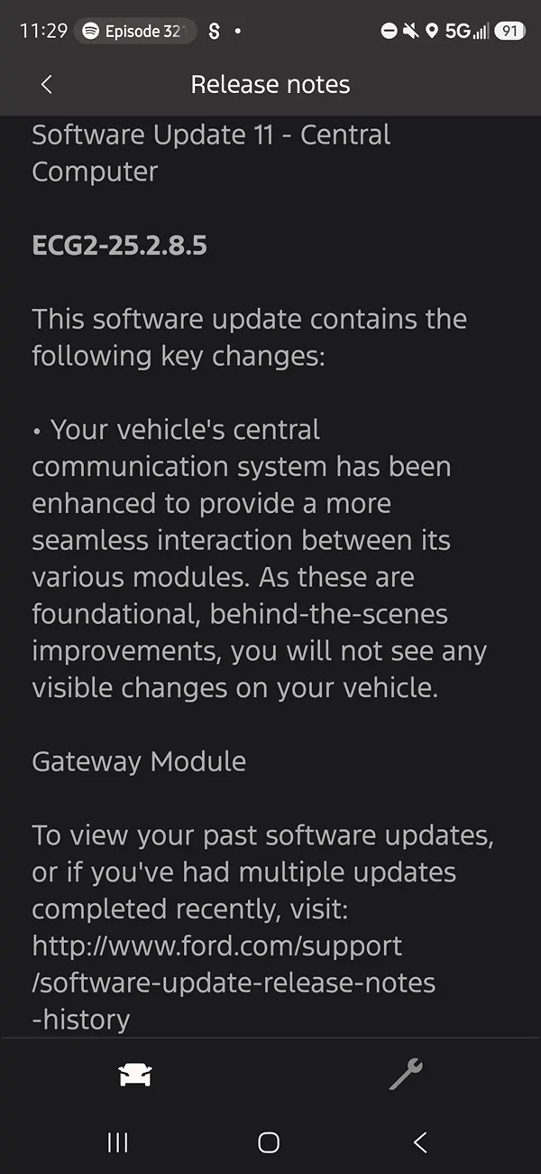Ford Ranger Latest Software Update last night Screenshot_20260325_112902_Ford