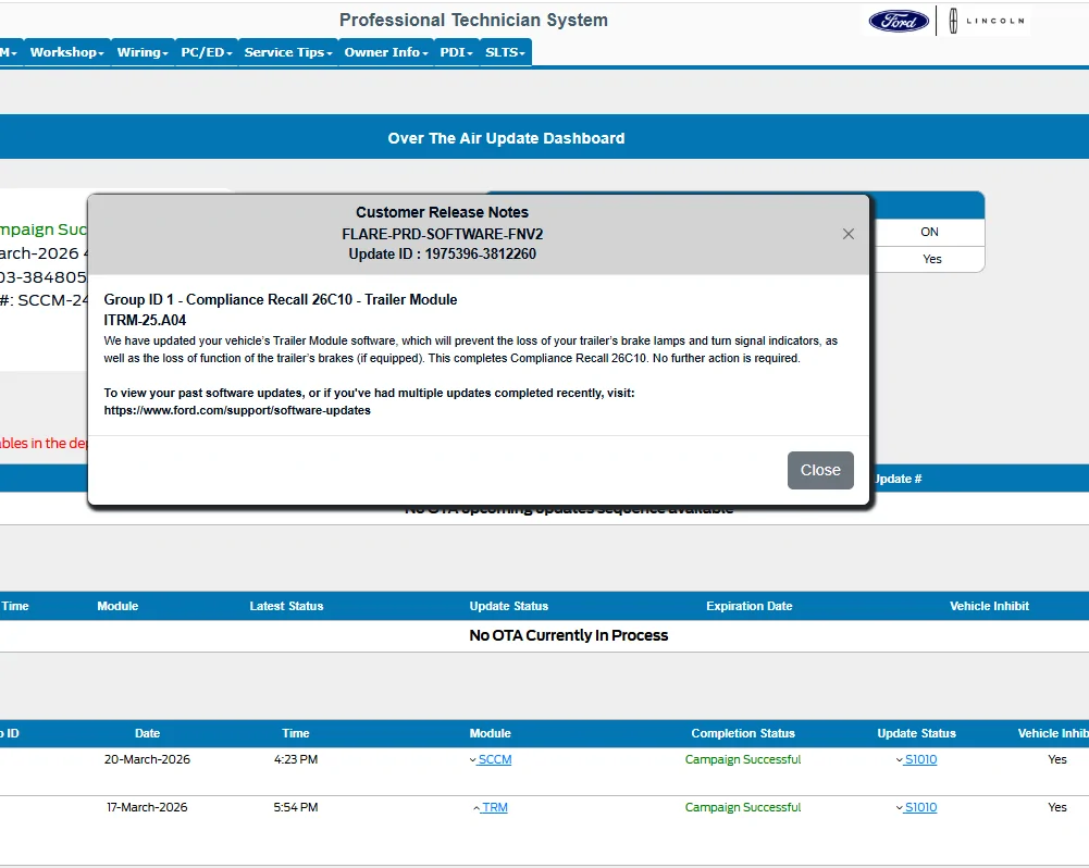 Ford Ranger Latest Software Update last night 1774707517667-hd