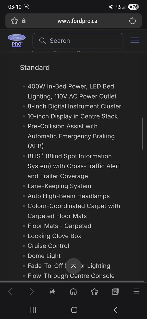Ford Ranger In bed 120v outlet - what's it rated for? Screenshot_20260330_031021_Samsung Internet