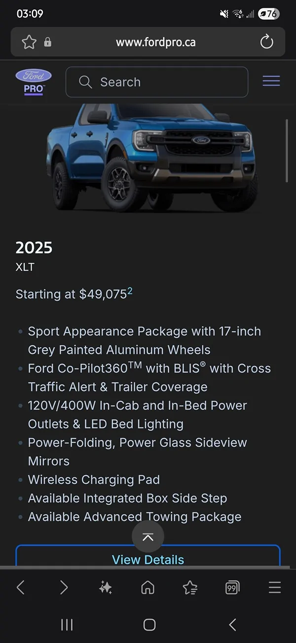 Ford Ranger In bed 120v outlet - what's it rated for? Screenshot_20260330_030919_Samsung Internet