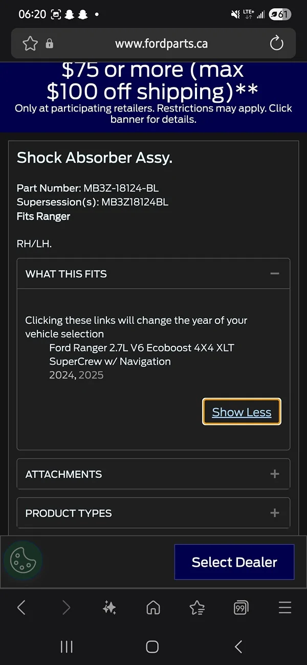 Ford Ranger FX4 Suspension package.....what do you think? Screenshot_20260402_062013_Samsung Internet