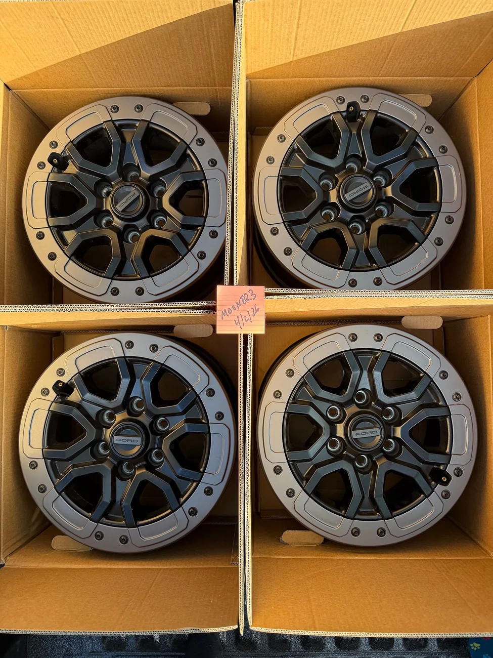 Ford Ranger Ranger Raptor 17" X 8.5" Beadlock Capable Wheels x4 - SoCal/LA IMG_1847