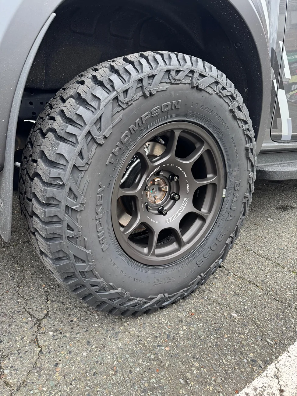 Ford Ranger Teaser, new wheels/tires Volk ZE40X and Baja Boss 295/70 IMG_5870