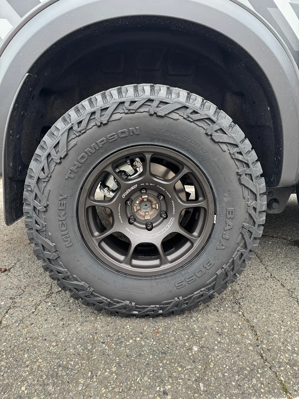 Ford Ranger Teaser, new wheels/tires Volk ZE40X and Baja Boss 295/70 IMG_5871