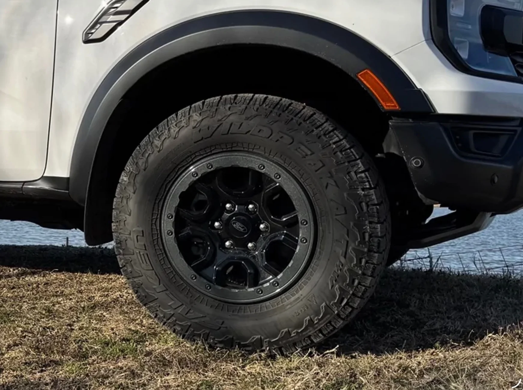 Ford Ranger Bronco Sasquatch wheels installed onRanger Raptor IMG_6751