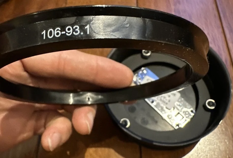 Ford Ranger Method wheels with push through center caps ring