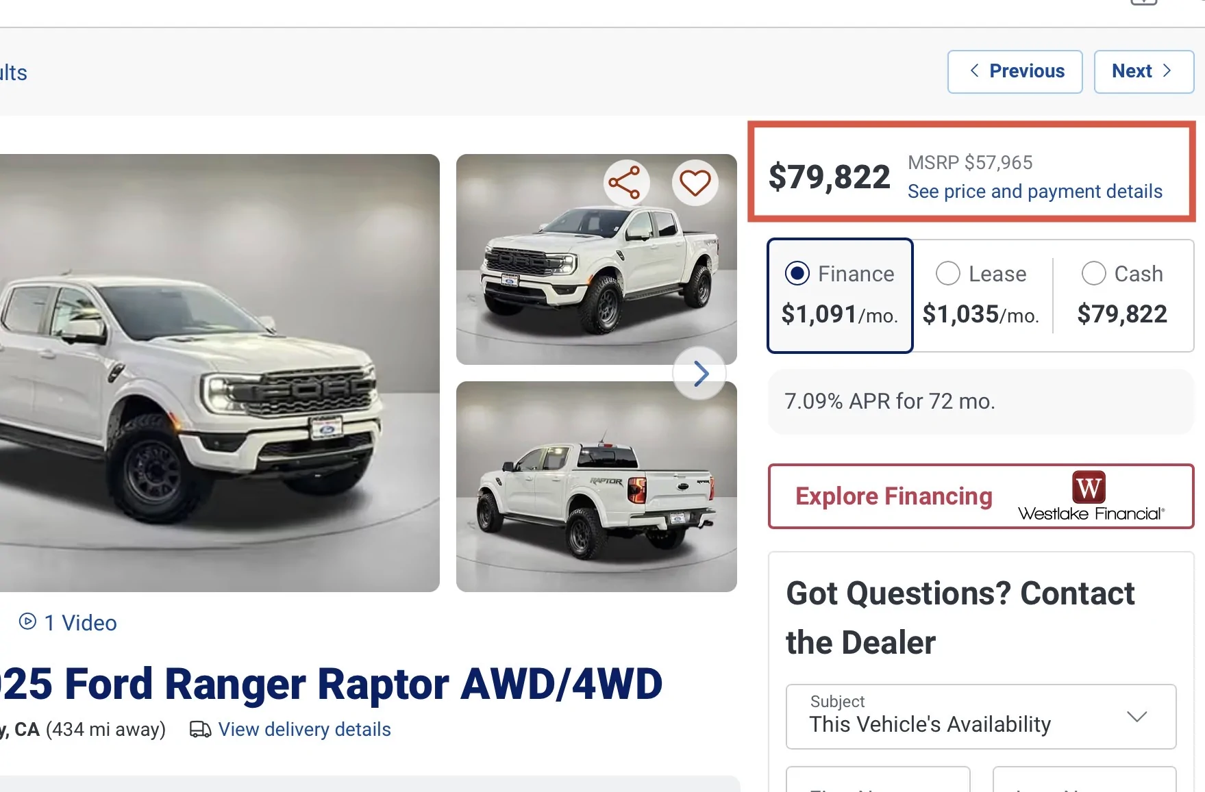 Ford Ranger $22,000 RR Dealer Markup - Really??? IMG_9415