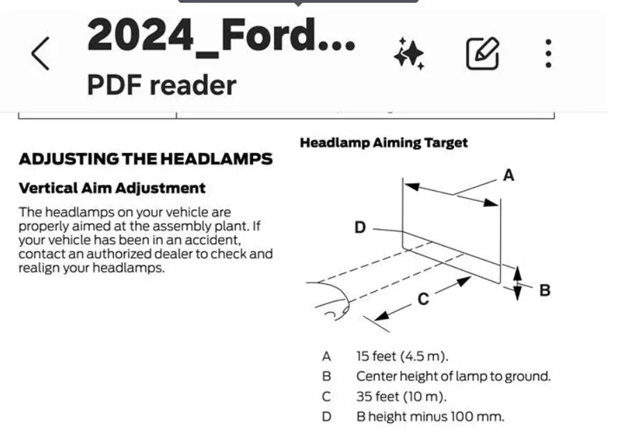 Ford Ranger Up 2.5" in the front - Headlight Adjustment time Adj HL