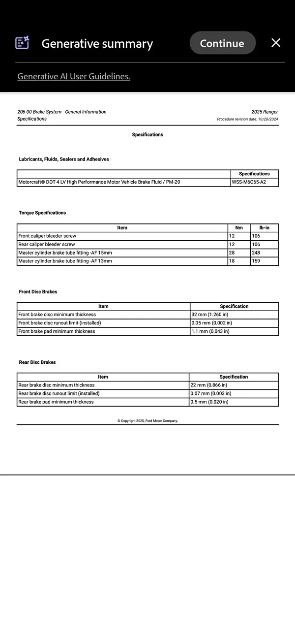 Ford Ranger Downloadable Service Manual Screenshot_20260410_135907_Adobe Acrobat