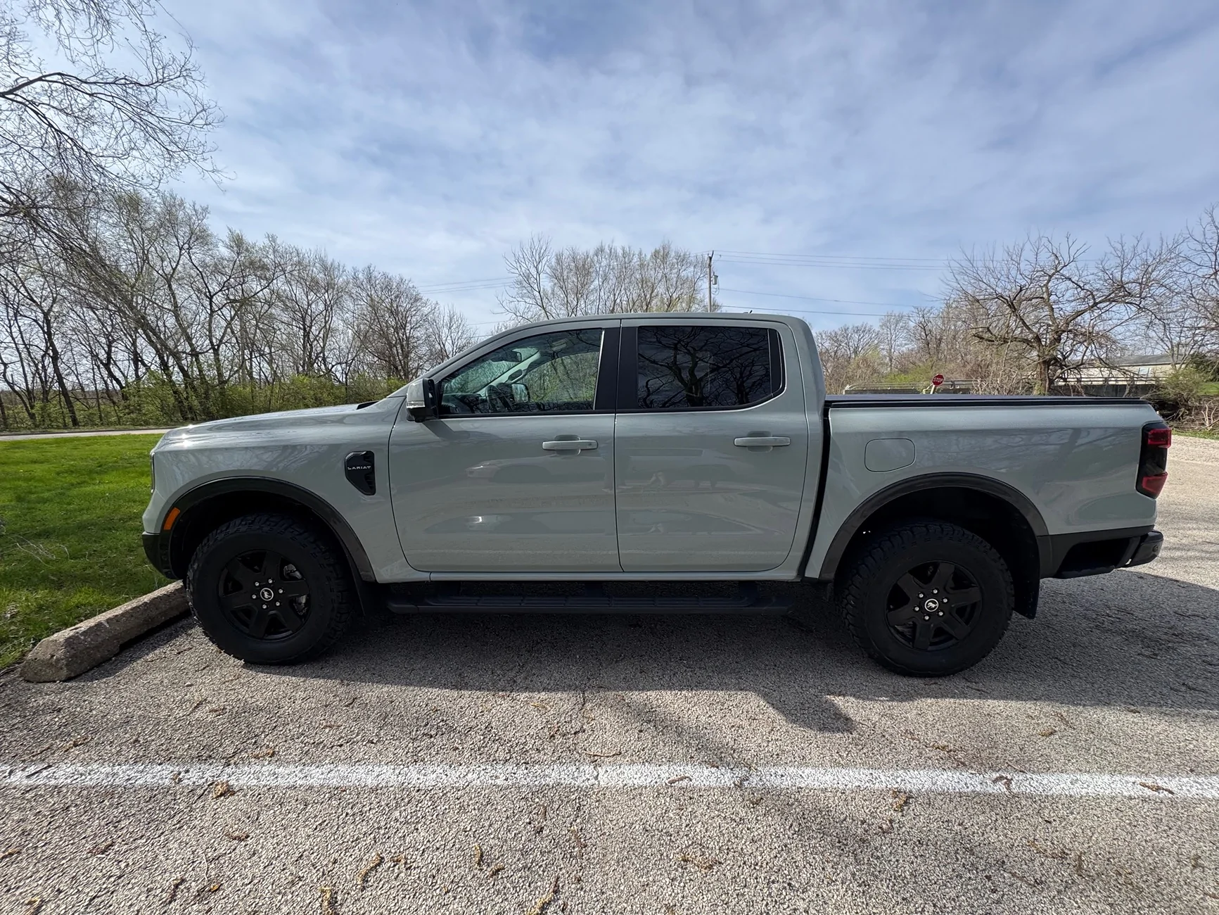 Ford Ranger New shoes! Bronco Black Diamond wheels with 265/70R17 Grabber ATX IMG_3783