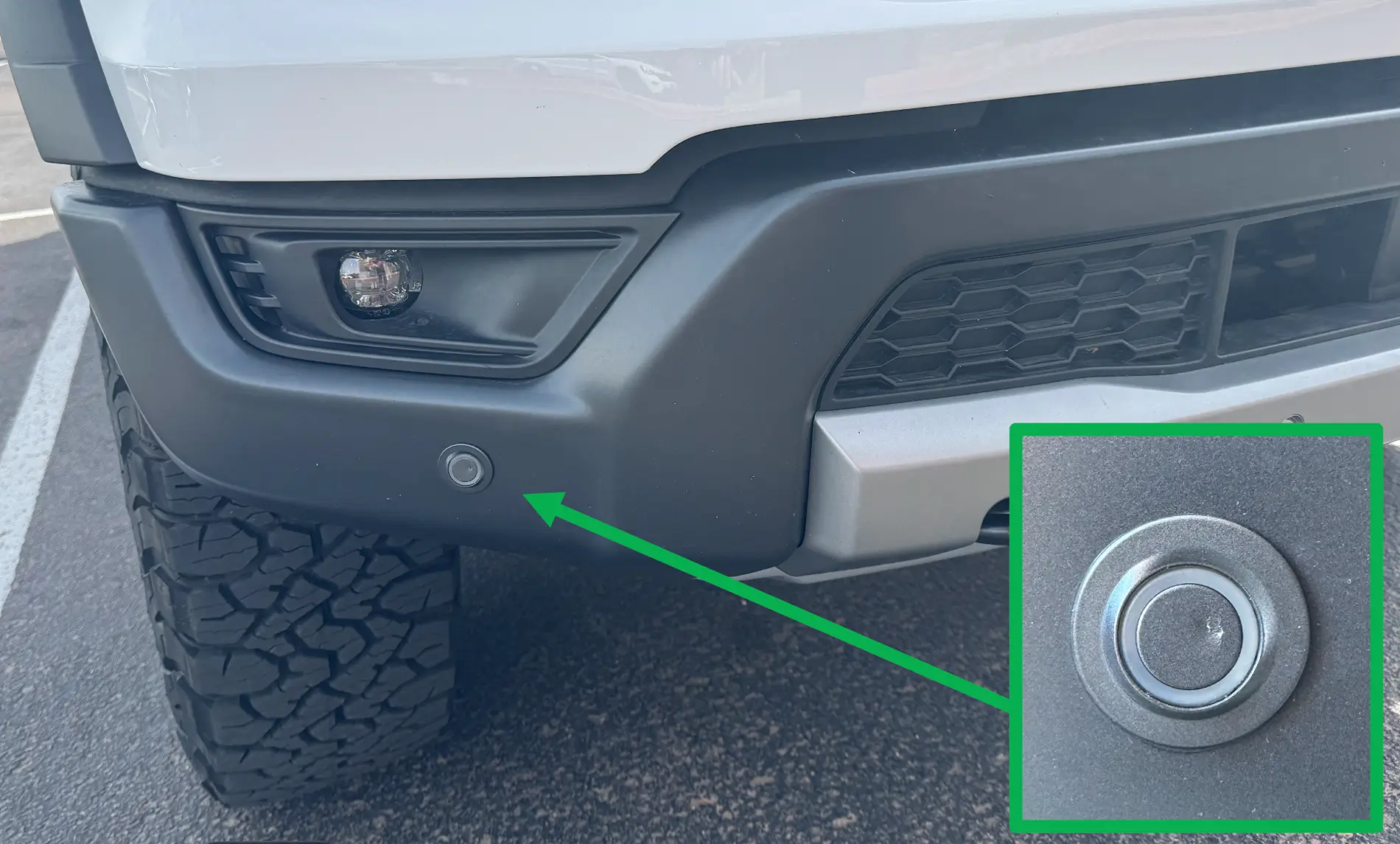 Ford Ranger Help - Remove/Replace/Paint (?) Parking Sensor Screenshot 2026-04-11 at 4.27.28 PM