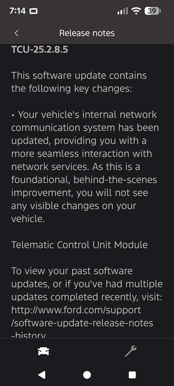 Ford Ranger Software Update TCU-25.2.8.5 -- 04/11/26 Screenshot_20260411-191439