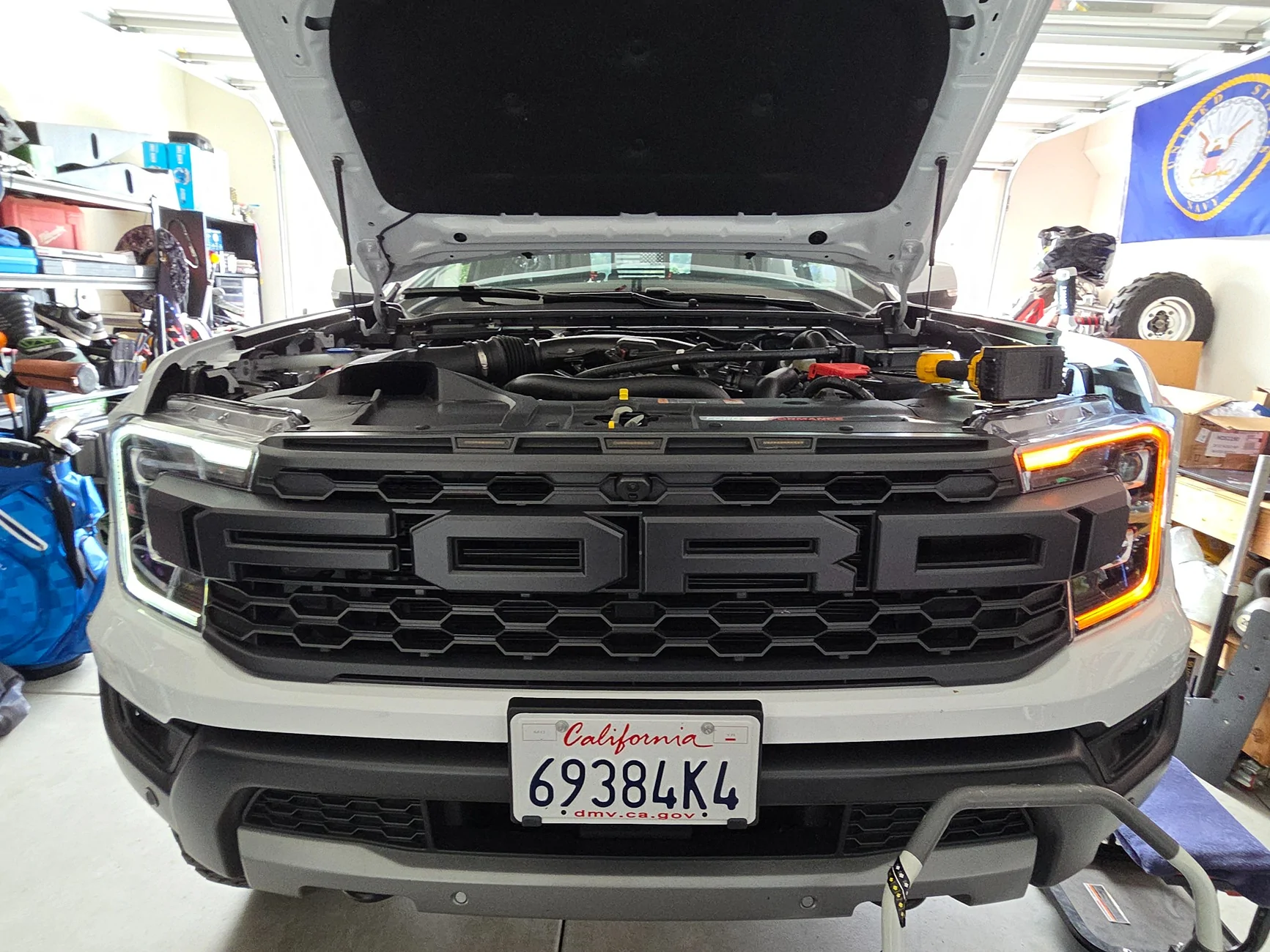 Ford Ranger Signature Lux Amber DRL Install 18229