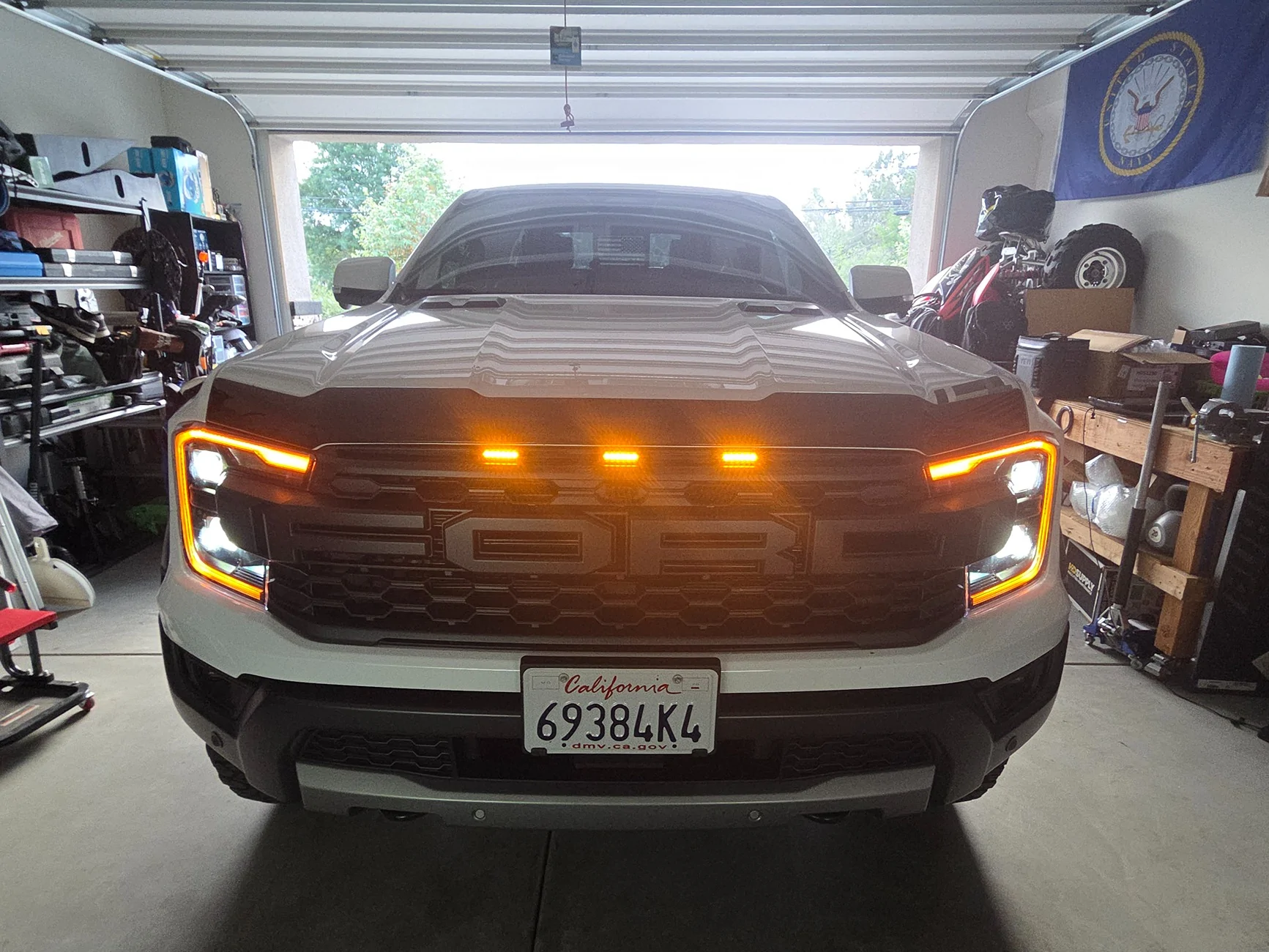 Ford Ranger Signature Lux Amber DRL Install 18237