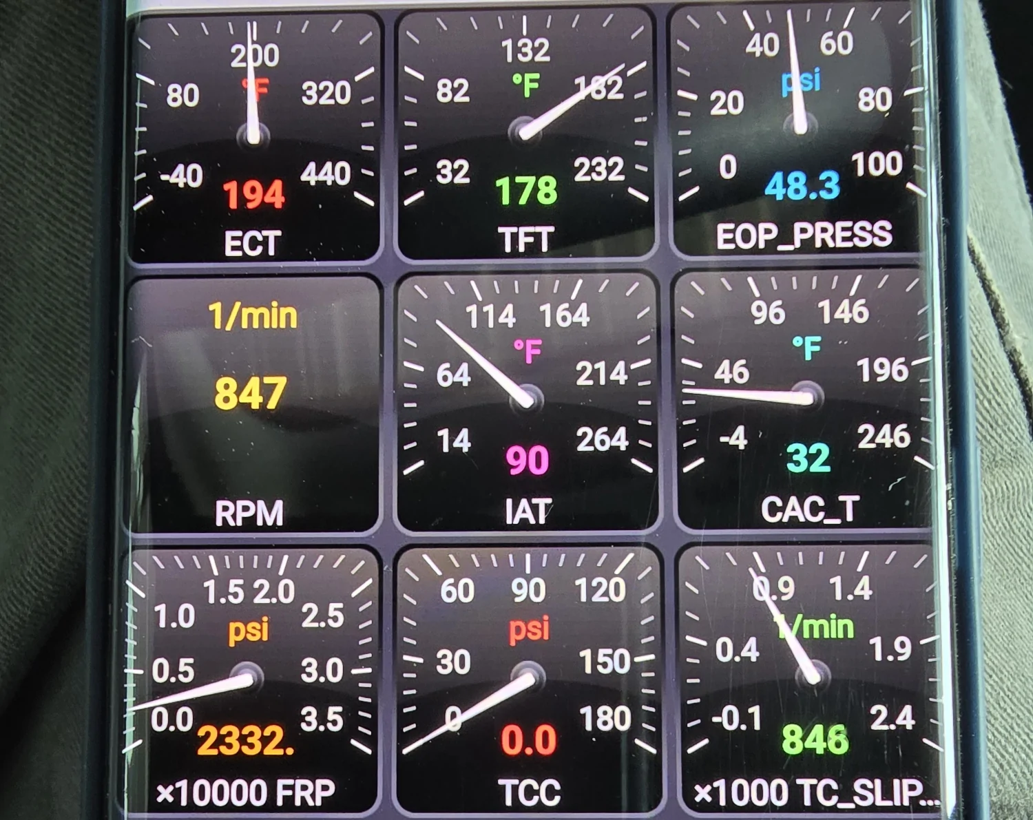 Ford Ranger OBD2 Port Bluetooth Gauge Display ForscanCluster