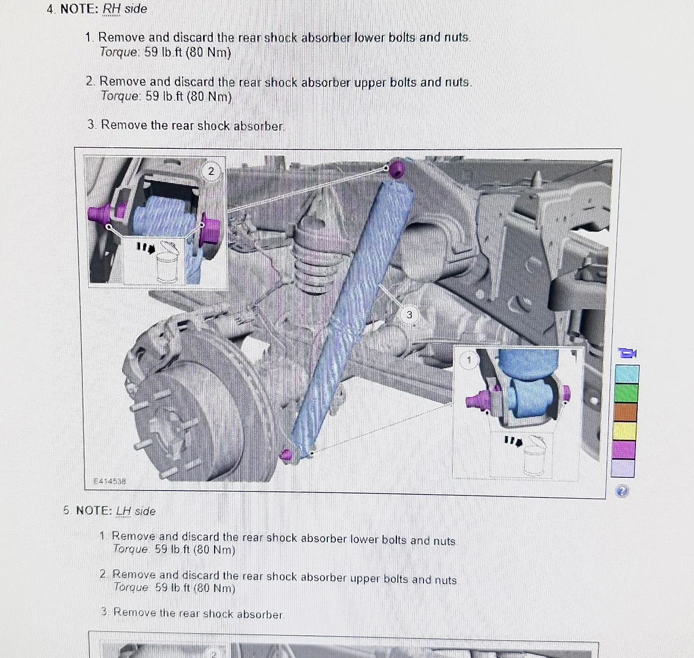 Ford Ranger Rear Shock Torque Specs 2025 XLT IMG_9140