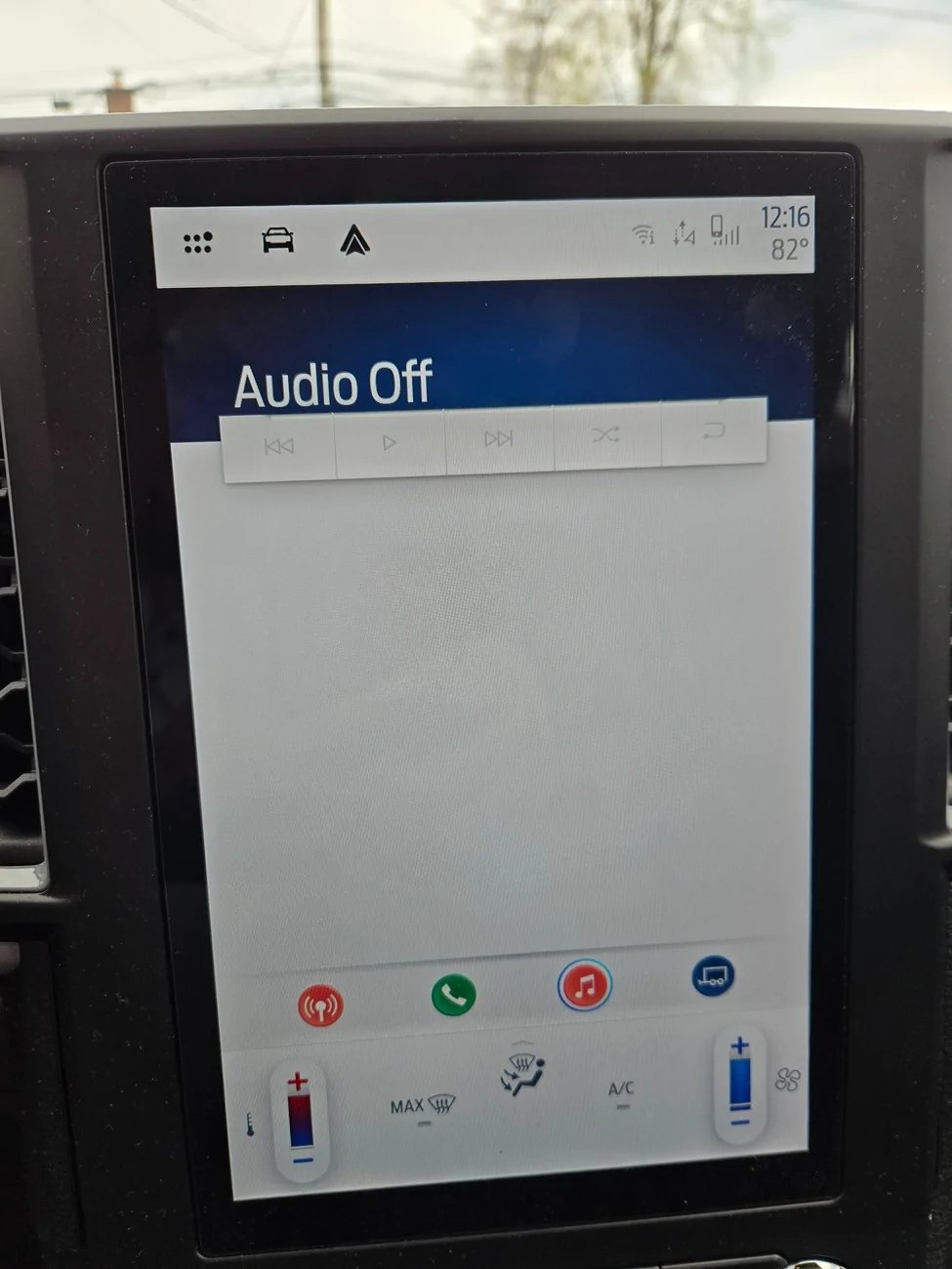 Ford Ranger Audio Off Photo