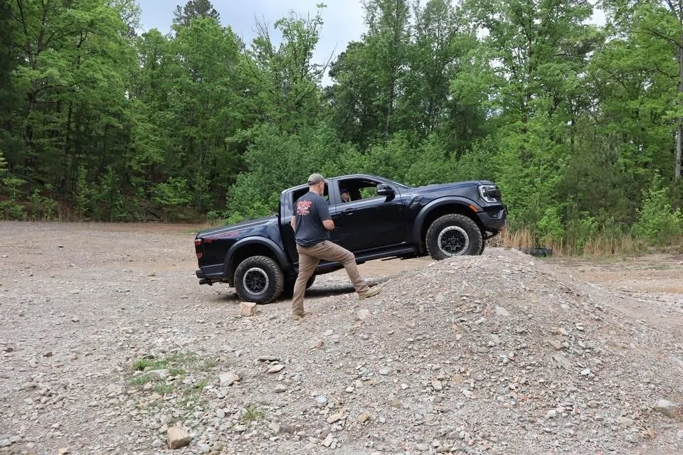 Ford Ranger 2024 Ranger Raptor at Hot Springs Off-Road Park with guide Donnie Jeep. IMG_2897