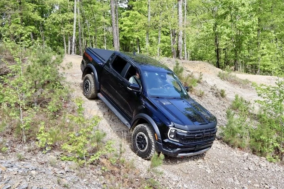 Ford Ranger 2024 Ranger Raptor at Hot Springs Off-Road Park with guide Donnie Jeep. IMG_2901