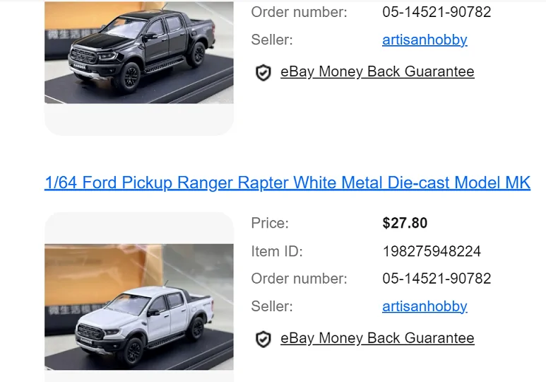 Ford Ranger STM Diecast Offering Ranger Raptor 1:18 Scale Model 1776376715382-6i