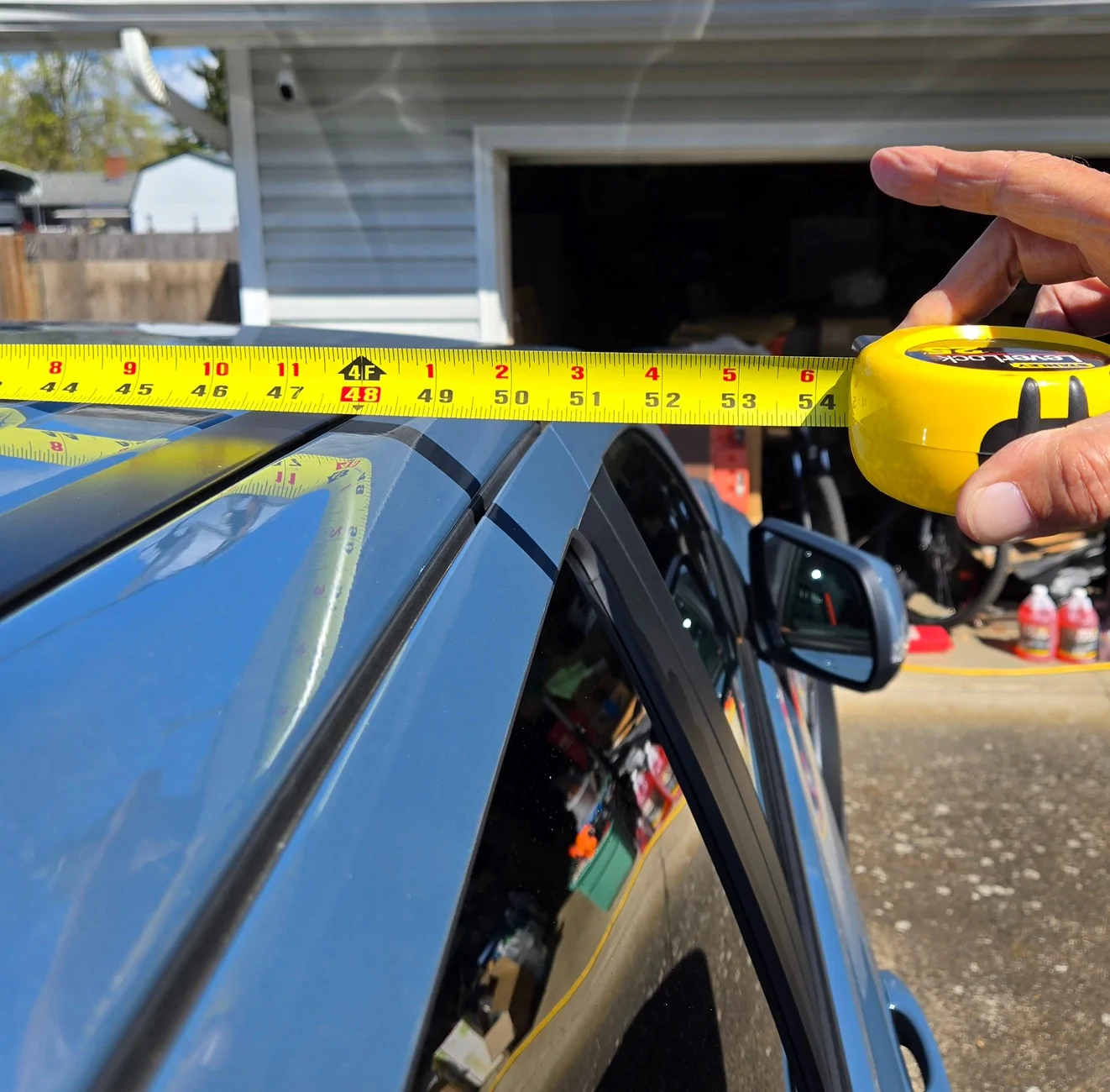 Ford Ranger Height at the top of the mirrors? 20260416_152341