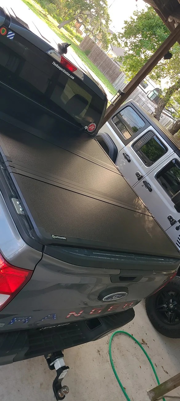 Ford Ranger Inexpensive hard trifold tonneau cover 20260417_081332