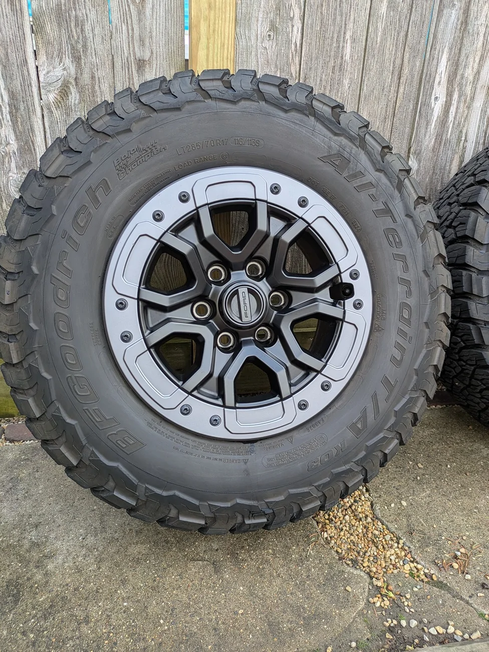 Ford Ranger **PRICE DROP** Ranger Raptor 17” x 8.5” Beadlock Capable Wheelset w/ KO3 Tires – includes OEM TPMS Sensors and Spare Wheel and Tire - Chicago 4