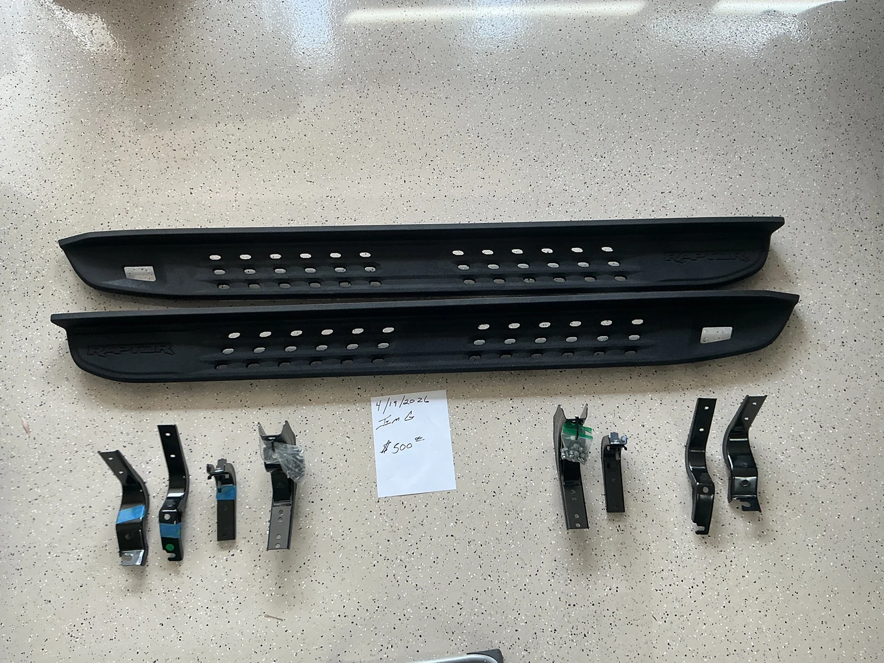 Ford Ranger 2025 Ranger Raptor Running Boards $500 IMG_0064