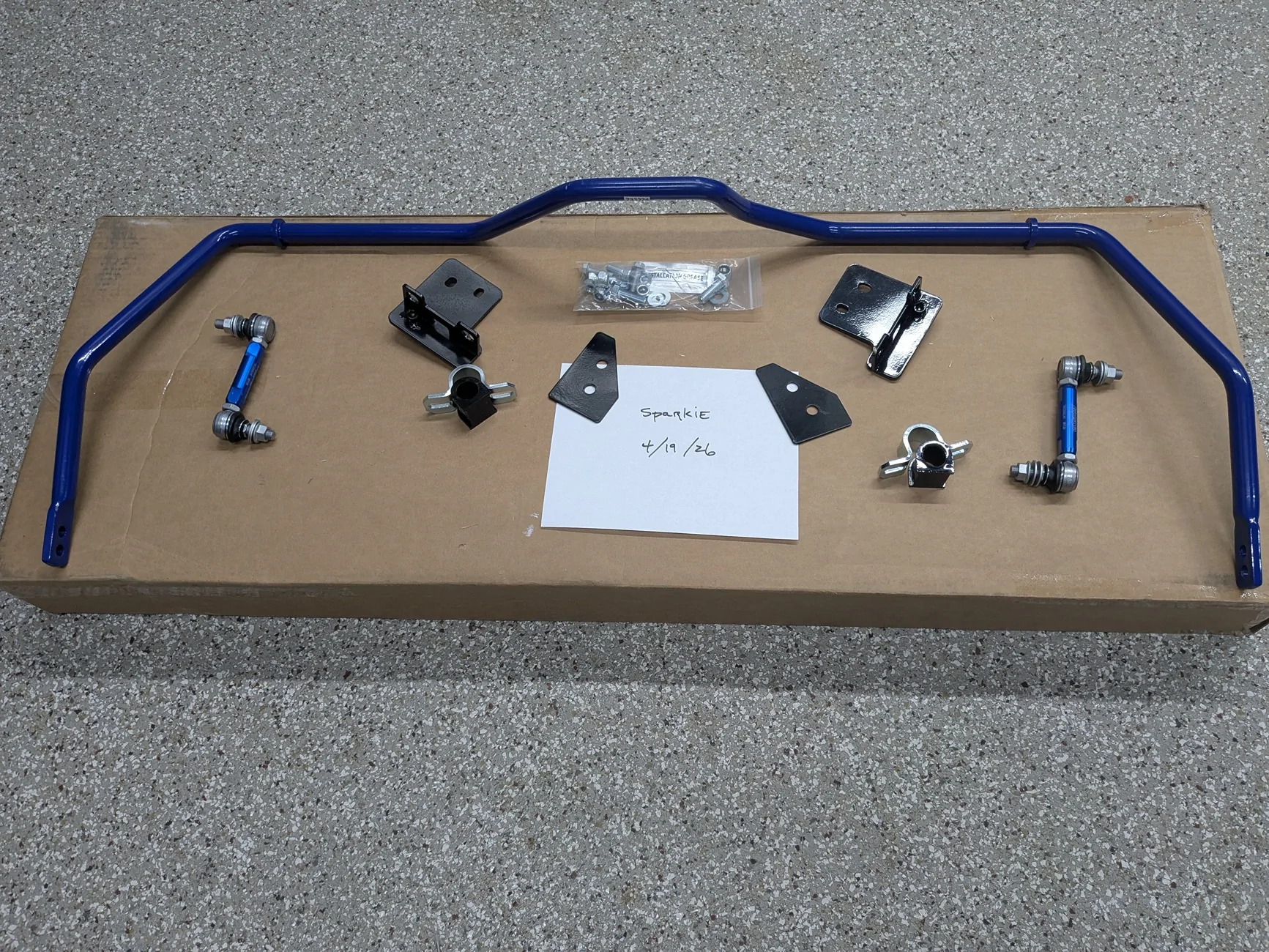 Ford Ranger Sway Bar for 2024-2026 Ford Ranger.  New, never installed. Superpro Sway Bar
