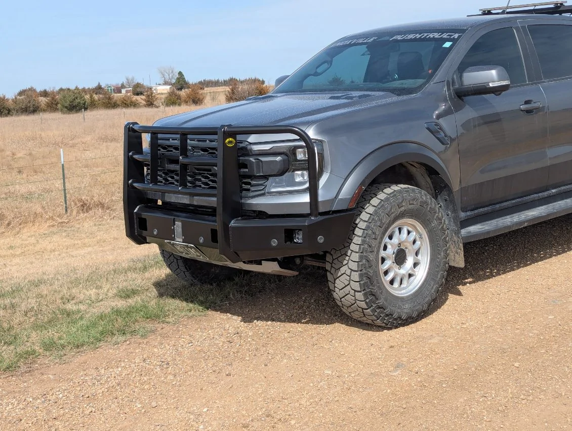 Ford Ranger Anyone with a Carbonized Gray Ranger with Machined Wheels? 2024 Ford Ranger Raptor TDS Foreman Powder Coat Semi Gloss Black, Sensors, Adaptive Cruise, F