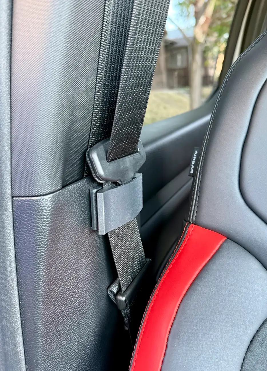 Ford Ranger Seatbelt Holders - 3D print rraptor_seatbelt_holder_4