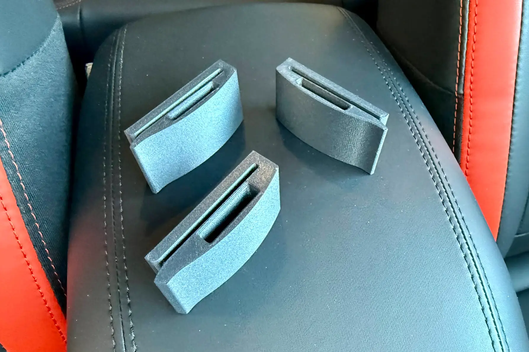 Ford Ranger Seatbelt Holders - 3D print rraptor_seatbelt_holder_1