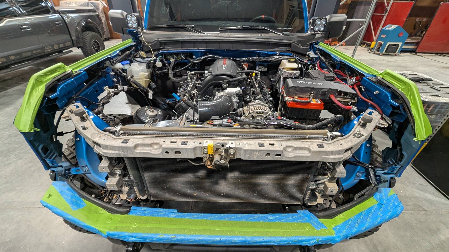 Ford Ranger Starting my dream build of a V8 Godzilla re-powered Stealth Black Ranger Raptor. 690719-97086bec9a0281de6644becea6ed0150
