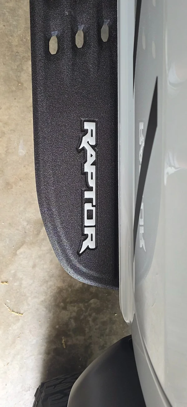 Ford Ranger Installed Tukskinz Raptor emblem and tailgate inserts 20260413_113502