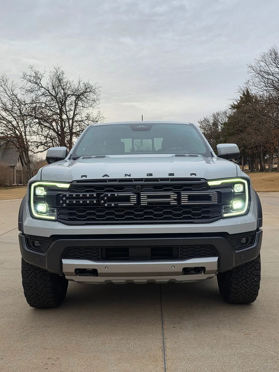 Ford Ranger Installed Tukskinz Raptor emblem and tailgate inserts 20260217_171549
