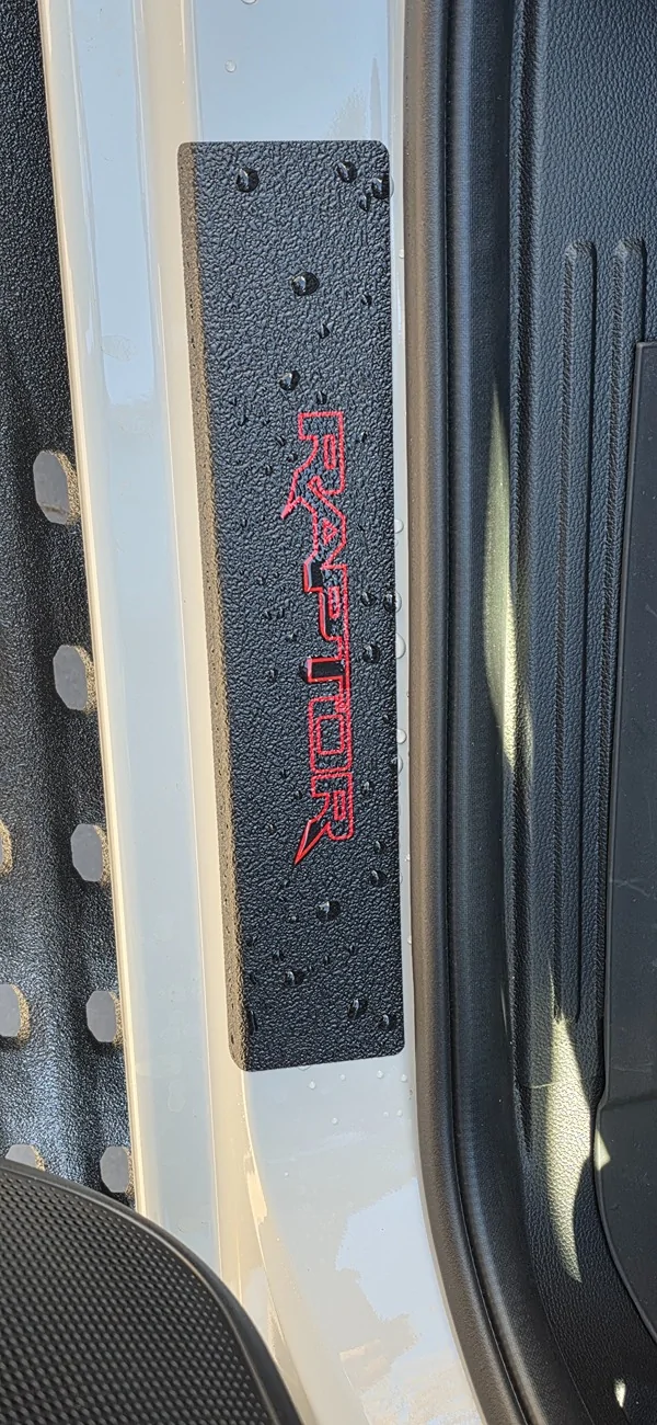 Ford Ranger Installed Tukskinz Raptor emblem and tailgate inserts 20260218_133111