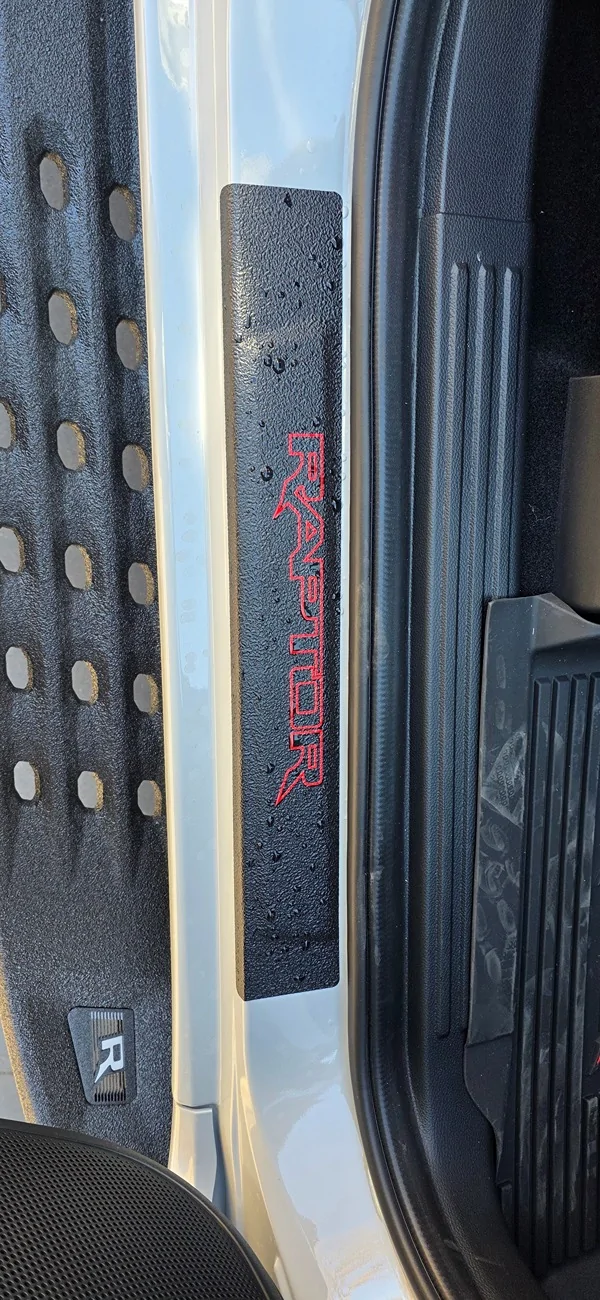 Ford Ranger Installed Tukskinz Raptor emblem and tailgate inserts 20260218_133019
