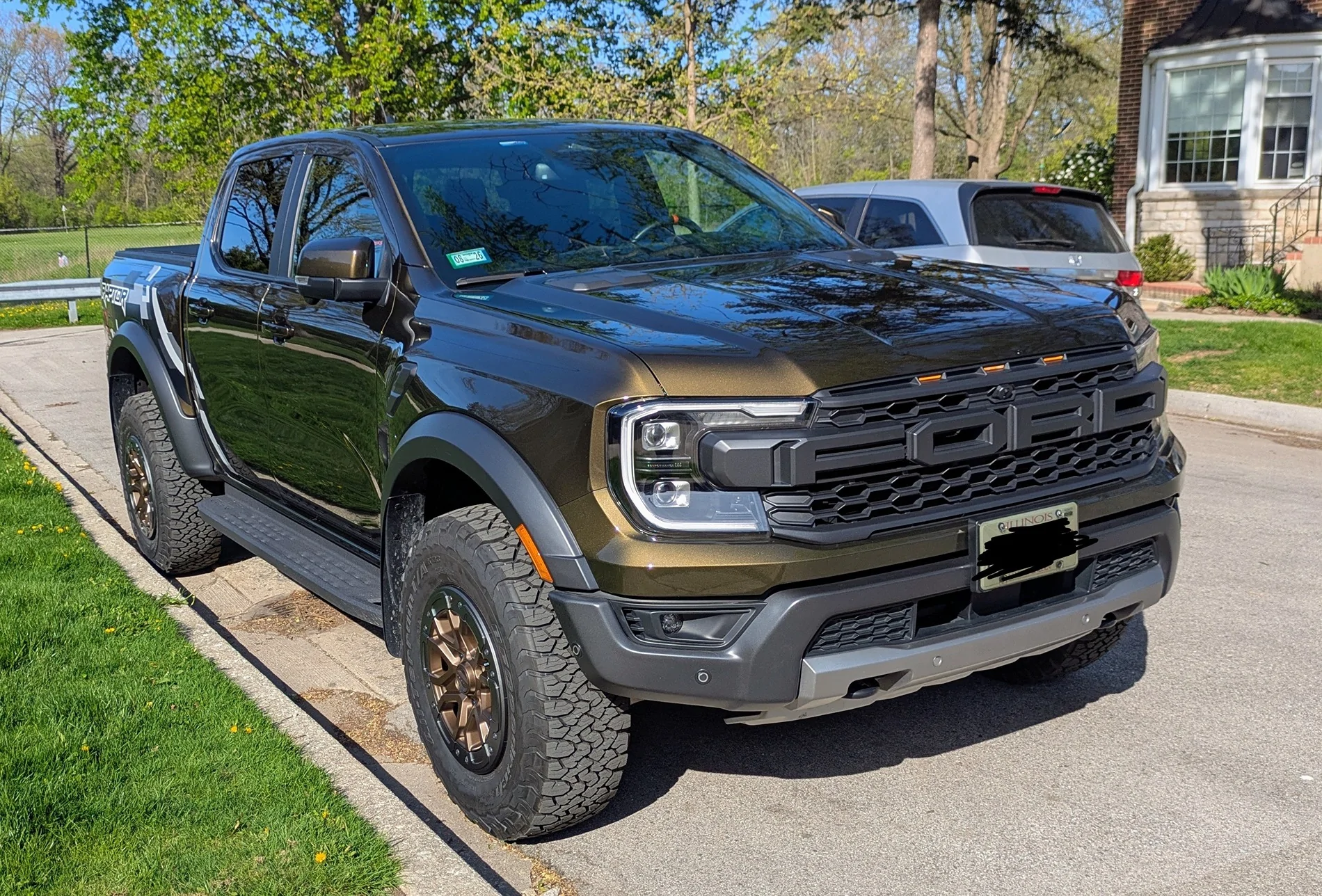 Ford Ranger **PRICE DROP** Ranger Raptor 17” x 8.5” Beadlock Capable Wheelset w/ KO3 Tires – includes OEM TPMS Sensors and Spare Wheel and Tire - Chicago 1