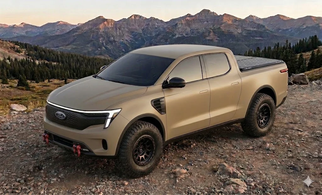Ford Ranger Ford Midsize EV Pickup - First Look at Bed / Bed Rails IMG_0090