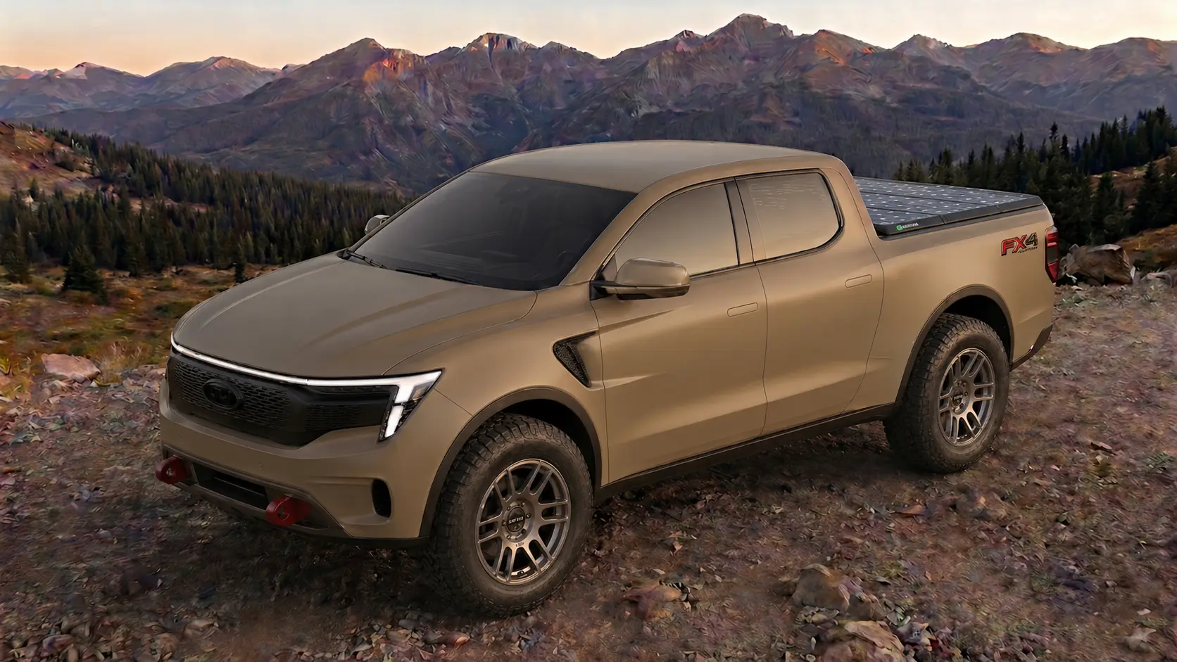 Ford Ranger Ford Midsize EV Pickup - First Look at Bed / Bed Rails IMG_0097
