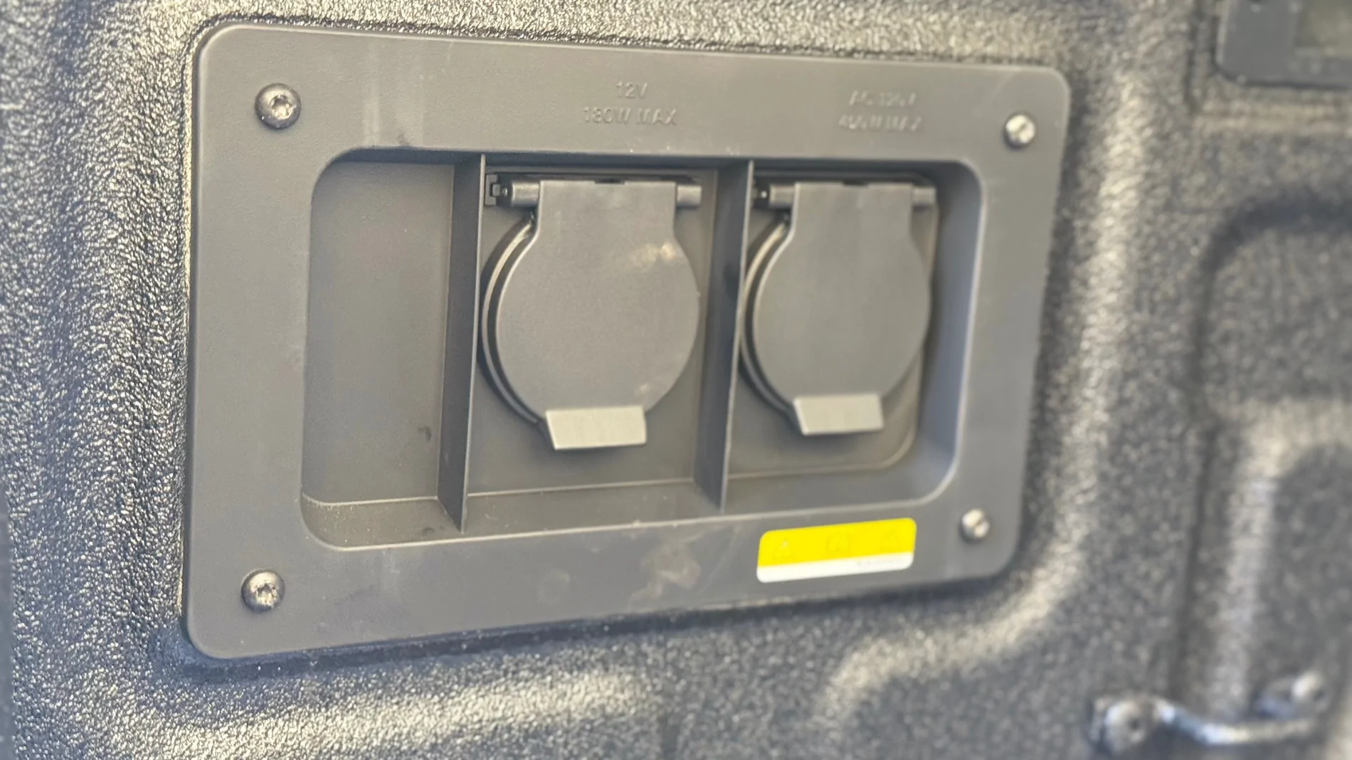Ford Ranger 2025 Ranger - Bed 12 Volt Outlet - Final Update IMG_2256
