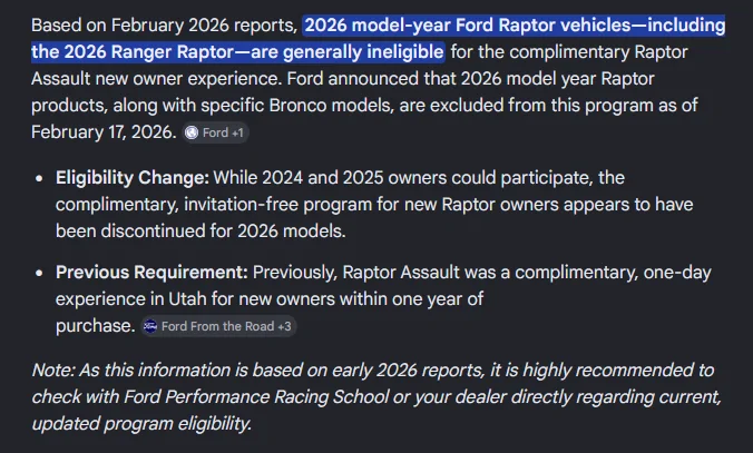 Ford Ranger Ford performance school no more??. rraad