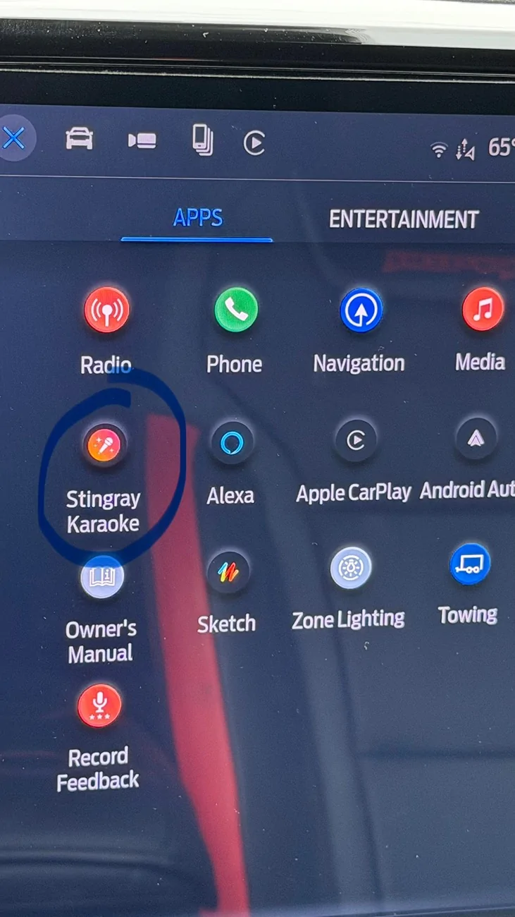 Ford Ranger New App - Stringray Karaoke IMG_8280