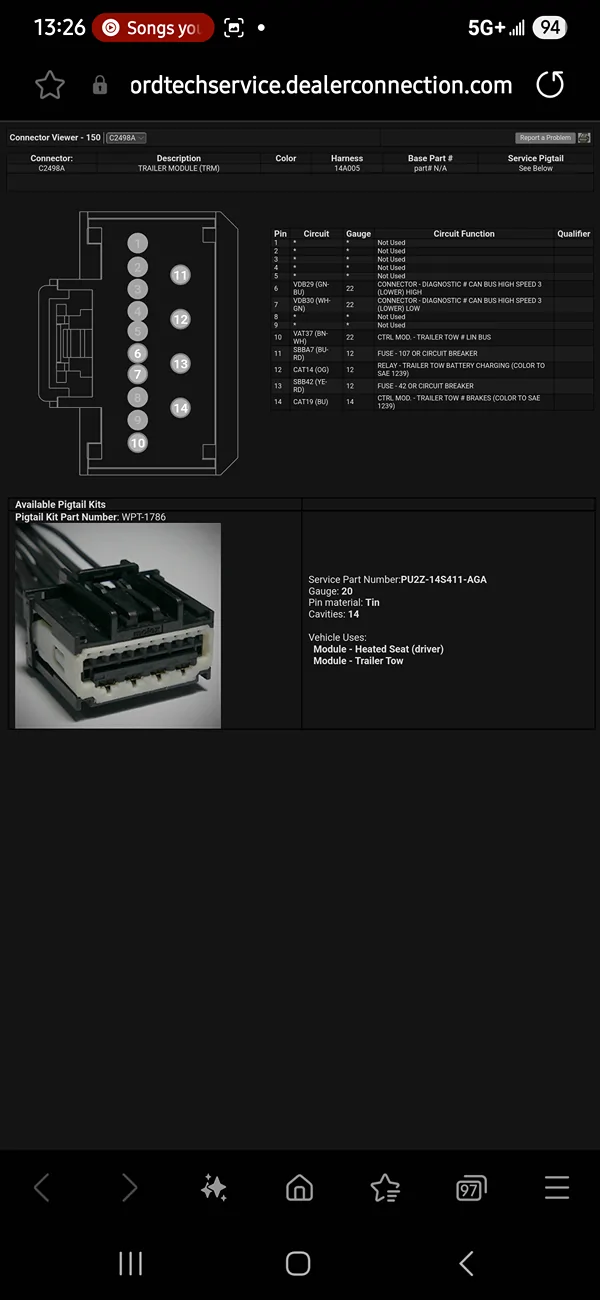 Ford Ranger Adding a Ford Trailer Brake Controller to 2025 Ranger XL with Standard Tow Package Screenshot_20250515_132647_Samsung Internet