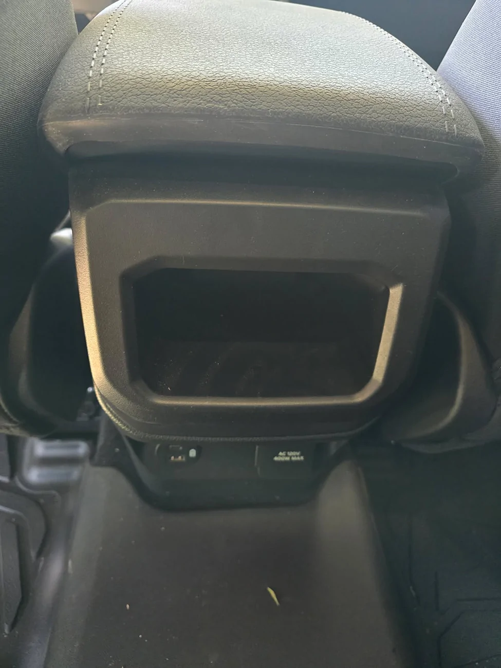 Ford Ranger Console Armrest Cover with storage installed back