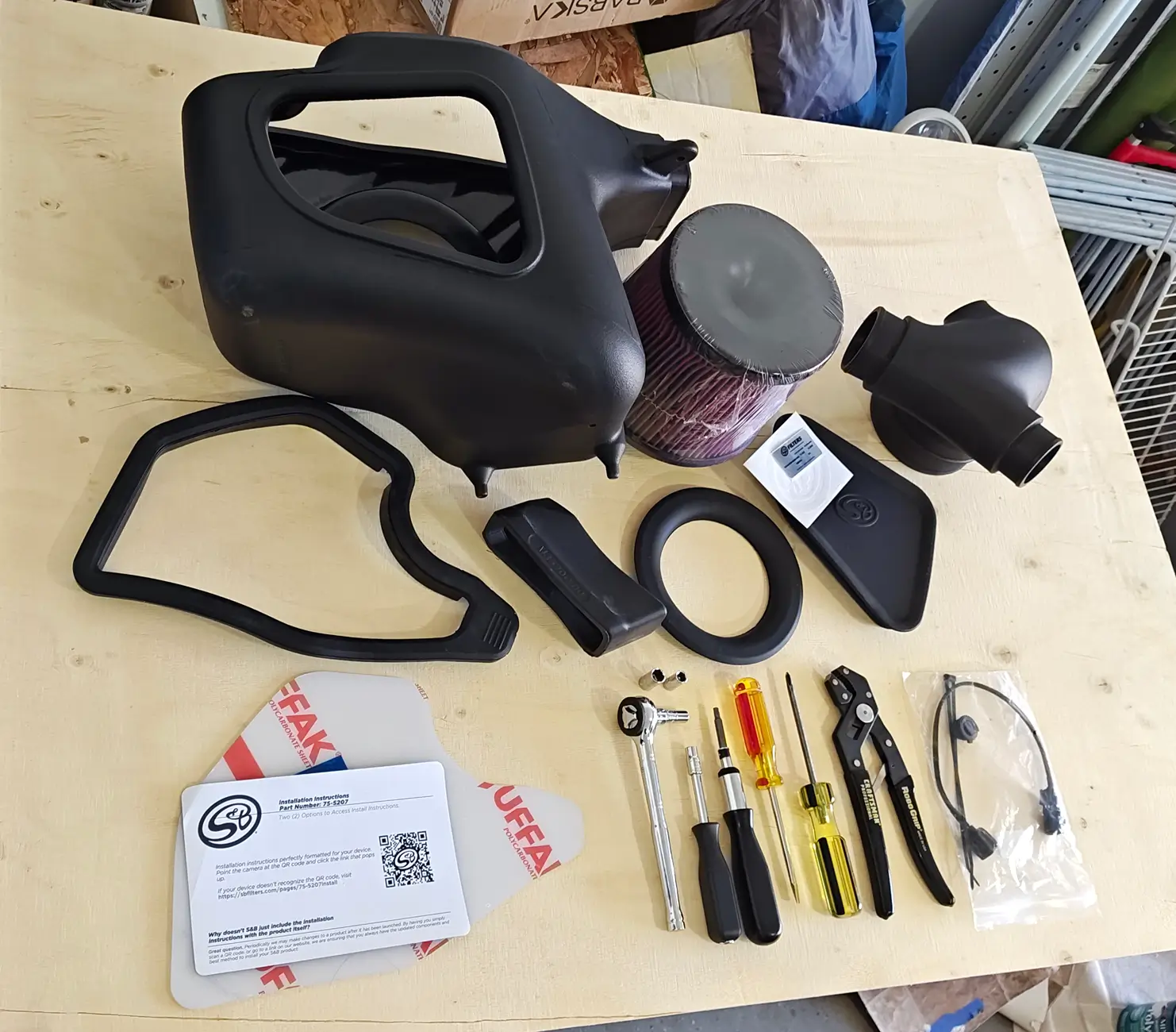 Ford Ranger S&B Cold Air Intake install on 2026 Ranger XLT 2.7L parts