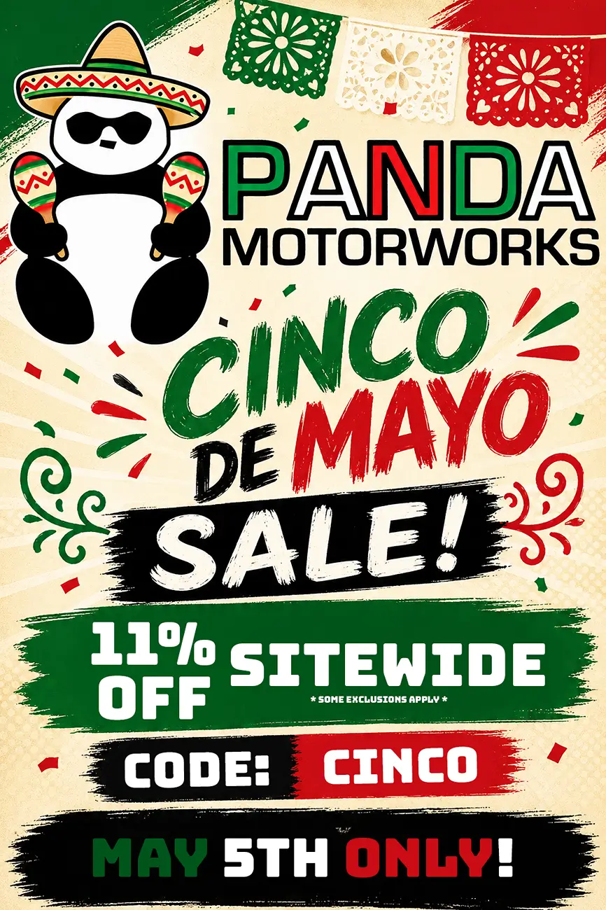 Ford Ranger Today Only: 11% Off Everything @ Panda Motorworks Cinco Sale Graphic